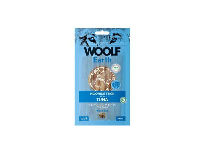 WOOLF Earth poch. NooHide S Sticks with Tuna 90g