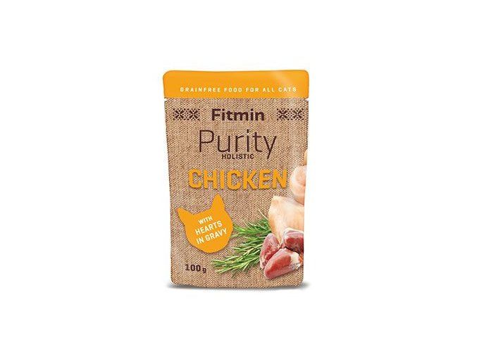 Fitmin Purity cat kapsa Kuřecí se srdíčky 100g