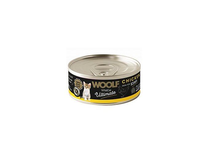 WOOLF WildCat Ultimate konz. Kitten Paté Chicken 85g