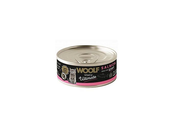 WOOLF WildCat Ultimate konz. Kitten Paté Salmon 85g
