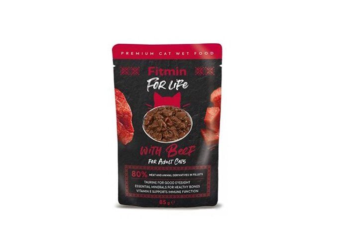 Fitmin FL cat kapsa Hovězí 85g