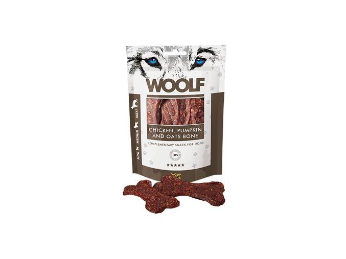 WOOLF Classic poch. Chicken,Pumpkin and Oats Bone 100g