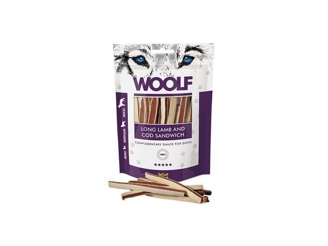 WOOLF Classic poch. Long Lamb and Cod Sandwich 100g