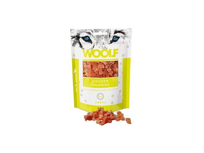 WOOLF Classic poch. Chicken Chunkies 100g