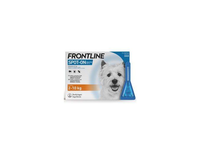 Frontline Spot-on pro psy S (2-10kg) 3x0,67ml