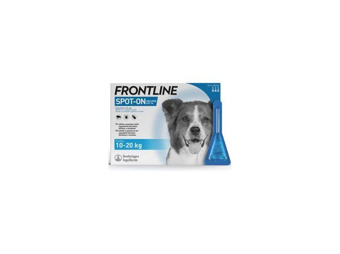 Frontline Spot-on pro psy M (10-20kg) 3x1,34ml