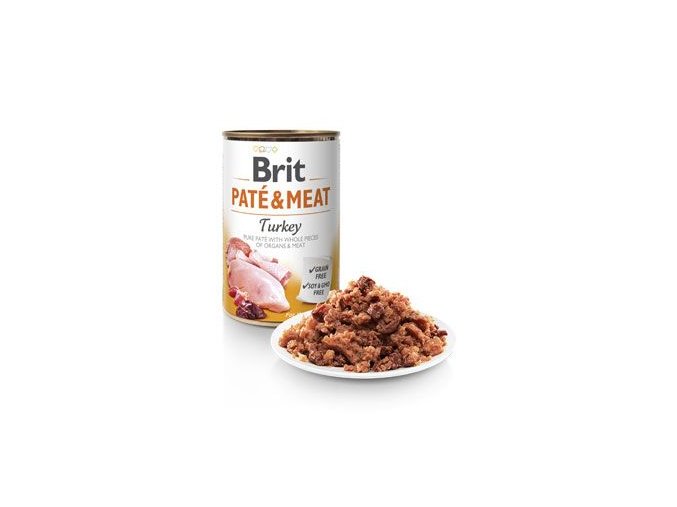 Brit Dog konz Paté & Meat Turkey 800g