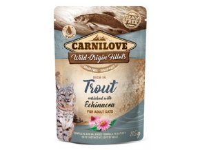 Carnilove Cat Pouch Trout Enriched With Echinacea 85g