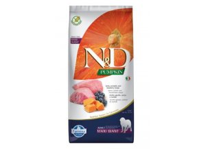 N&D Pumpkin DOG Adult Giant Lamb & Blueberry 12kg