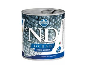 N&D DOG OCEAN Adult Herring & Shrimps 285g