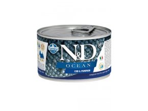 N&D DOG OCEAN Adult Codfish & Pumpkin Mini 140g