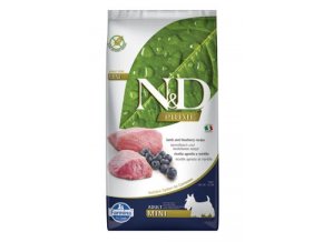 N&D PRIME DOG Adult Mini Lamb & Blueberry 7kg