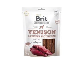 Brit Jerky Venison Protein Bar 200g