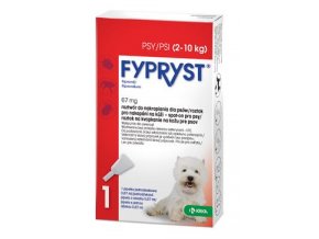 Fypryst Spot-on Dog S sol 1x0,67ml (2-10kg)