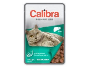 Calibra Cat kapsa Premium Sterilised Liver 100g