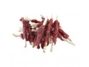 WANT Dog poch. Dry Duck Wrap Rawhide Stick 100g