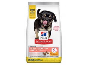 Hill's Can. SP+AB Perfect Dig Puppy M Chick Rice 2,5kg