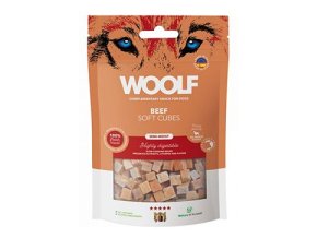 WOOLF pochoutka Soft Cubes Beef 100g