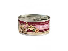 Carnilove White konz Mus Meat Turkey&Salmon Kitten100g