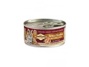 Carnilove White konz Mus Meat Turkey&Reindeer Cats100g