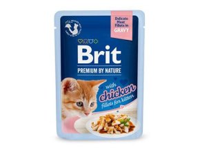 Brit Premium Cat D Fillets in Gravy for Kitten 85g