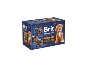 Brit Premium Dog Fillets Gravy Multipack 1020g