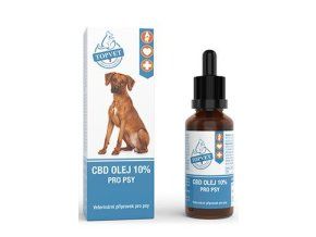 CBD olej 10% pro psy TOPVET 10ml