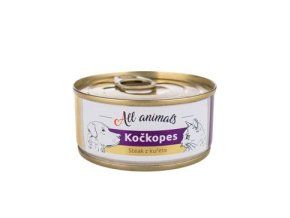 All Animals kočkopes konz. Steak z kuřete 100g