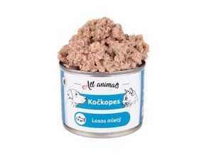 All Animals kočkopes konz. Losos mletý 200g