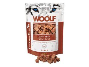 WOOLF Classic poch. Soft Beef Chunkies 100g