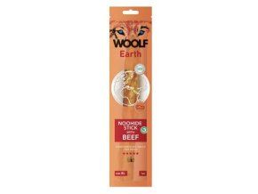 WOOLF Earth poch. NooHide XL Stick with Beef 85g
