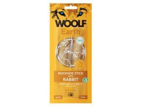 WOOLF Earth poch. NooHide L Sticks with Rabbit 85g