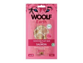 WOOLF Earth poch. NooHide M Flat Bar Salmon 90g