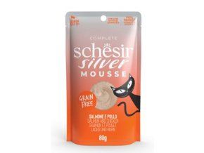 Schesir Cat kapsa Silver Senior Mousse los/kuř 80g
