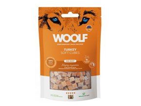 WOOLF Cubes poch. Soft Turkey 100g