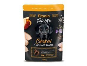 Fitmin FL dog poch. Semi-Moist Chicken Flakes 400g