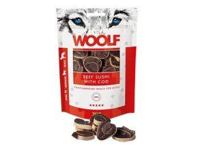 WOOLF Classic poch. Beef Sushi with Cod 100g