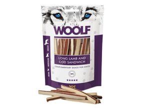 WOOLF Classic poch. Long Lamb and Cod Sandwich 100g