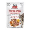 Brit Care Cat Fillets in Gravy Steril. Hearty Duck 85g