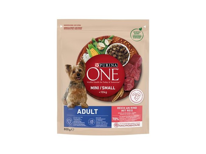 ONE Mini active BeefAndRice 800g