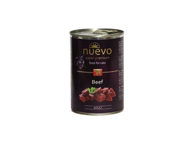 Nuevo Cat Adult Beef 400g