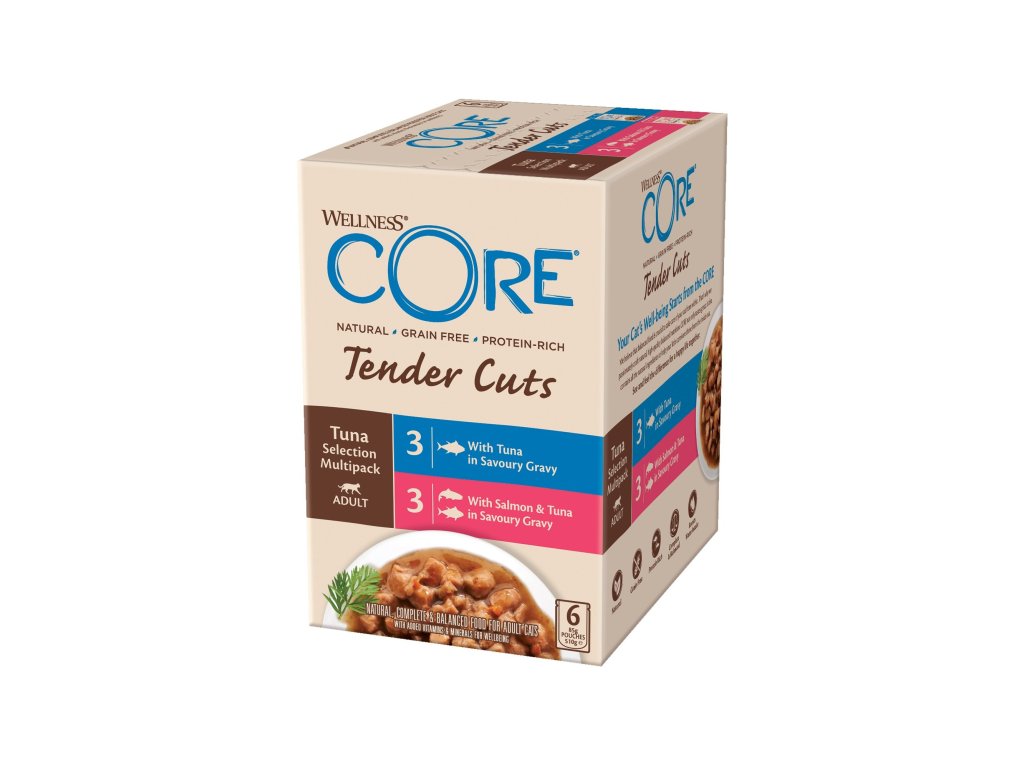 97471 kapsicka wellness core cat tender multipack tunakovy vyber 510g