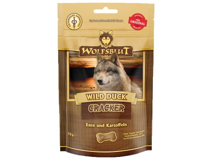 102340 wolfsblut dog cracker wild duck 70g