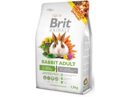 2100 1 brit animals rabbit senior complete 1 5kg