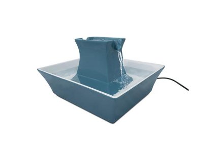 100708 petsafe pagoda keramicka fontanka 2l modra