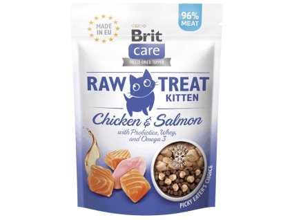 84235 brit raw treat cat kitten 40 g