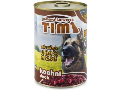 90582 konzerva pro psy tim 400g kachni