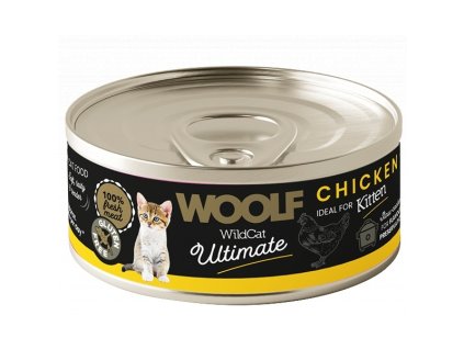 93694 1 woolf wildcat ultimate konzerva kitten chicken pate 85g