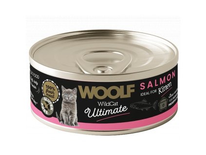 93697 1 woolf wildcat ultimate konzerva kitten salmon pate 85g
