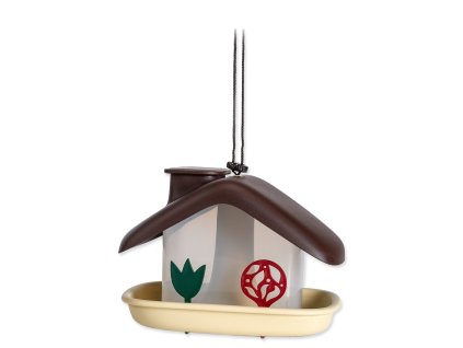 95356 krmitko domek hnede 16 5x21x15cm